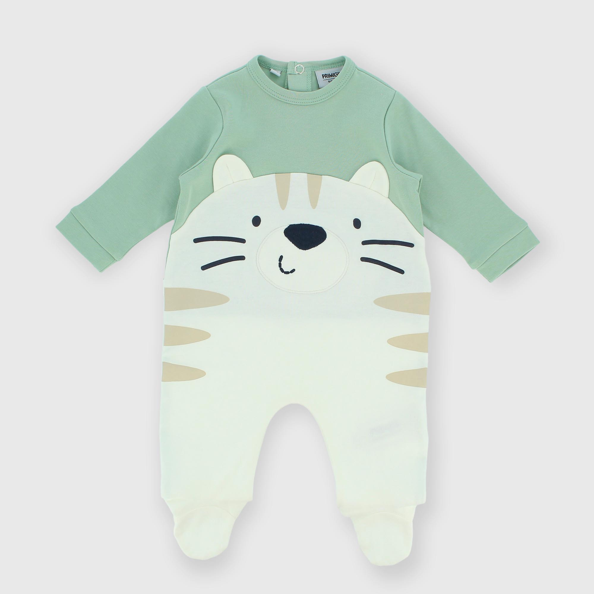 Baby boy's Interlock suit, white