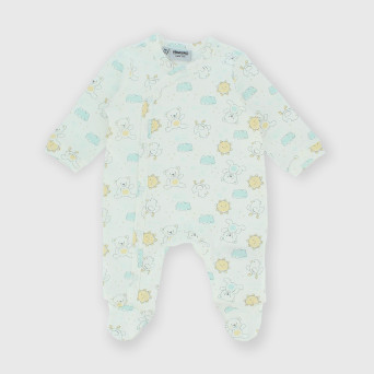 Mono de tejido Interlock unisex, blanco Mono de tejido Interlock unisex, blanco