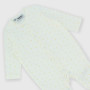 Mono de tejido Interlock unisex, blanco Mono de tejido Interlock unisex, blanco
