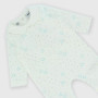Jumpsuit for newborn boy in chenille, white Jumpsuit for newborn boy in chenille, white