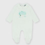 Baby boy's Interlock suit, white Baby boy's Interlock suit, white