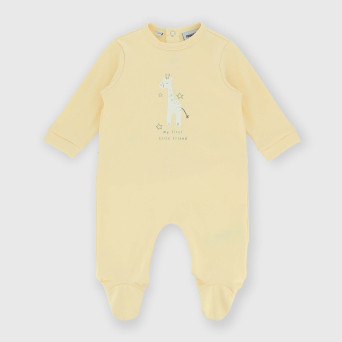 Unisex Interlock suit, yellow Unisex Interlock suit, yellow