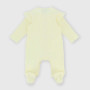 Newborn ribbed suit, beige Newborn ribbed suit, beige