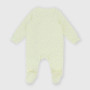 Jumpsuit for newborn girl in Interlock, beige Jumpsuit for newborn girl in Interlock, beige