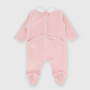Strampler aus Chenille für Neugeborene, rosa. Strampler aus Chenille für Neugeborene, rosa.