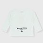 Boy's long-sleeves Jersey T-shirt, white Boy's long-sleeves Jersey T-shirt, white