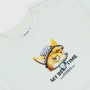 Boy's long-sleeves Jersey T-shirt, white Boy's long-sleeves Jersey T-shirt, white
