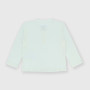 Camiseta con dos botones de tejido Jersey con mangas largas para niño, blanco Camiseta con dos botones de tejido Jersey con mangas largas para niño, blanco
