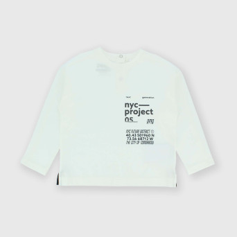 Pull en Jersey  manches longues  garçon, blanc Pull en Jersey  manches longues  garçon, blanc