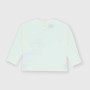 Camiseta de tejido Jersey mangas largas para niño, blanco Camiseta de tejido Jersey mangas largas para niño, blanco