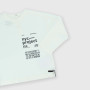 Camiseta de tejido Jersey mangas largas para niño, blanco Camiseta de tejido Jersey mangas largas para niño, blanco