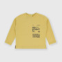 Maglietta in Jersey a maniche lunghe da bambino, giallo Maglietta in Jersey a maniche lunghe da bambino, giallo