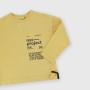 Maglietta in Jersey a maniche lunghe da bambino, giallo Maglietta in Jersey a maniche lunghe da bambino, giallo