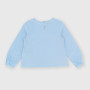 Girl's long sleeves Jersey T-shirt, blue Girl's long sleeves Jersey T-shirt, blue