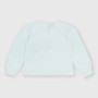 Girl's long sleeves Jersey T-shirt, white Girl's long sleeves Jersey T-shirt, white