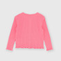 Girl's ribbed Cardigan, pink Girl's ribbed Cardigan, pink