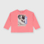 Pull en Jersey  manches longues  fille,  rose Pull en Jersey  manches longues  fille,  rose