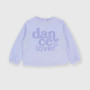 Girl's long sleeves Jersey T-shirt, violet Girl's long sleeves Jersey T-shirt, violet