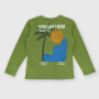Pull en Jersey  manche longue  garçon,  vert Pull en Jersey  manche longue  garçon,  vert