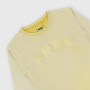 Pull en Jersey manche longue  garçon, jaune Pull en Jersey manche longue  garçon, jaune