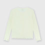Cardigan côtelé  fille, blanc Cardigan côtelé  fille, blanc