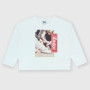 Pull en Jersey  manches longues  fille,  blanc Pull en Jersey  manches longues  fille,  blanc