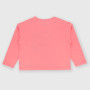 Girl's long sleeves Jersey T-shirt, pink Girl's long sleeves Jersey T-shirt, pink