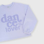 Girl's long sleeves Jersey T-shirt, violet Girl's long sleeves Jersey T-shirt, violet