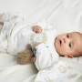 Newborn Interlock T-shirt, white Newborn Interlock T-shirt, white