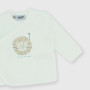 Newborn Interlock T-shirt, white Newborn Interlock T-shirt, white