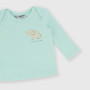 Camiseta canalé con mangas largas de bebé niño, verde Camiseta canalé con mangas largas de bebé niño, verde