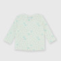 Camiseta canalé con mangas largas de bebé niño, blanco Camiseta canalé con mangas largas de bebé niño, blanco