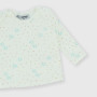 Camiseta canalé con mangas largas de bebé niño, blanco Camiseta canalé con mangas largas de bebé niño, blanco