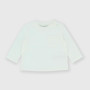 Camiseta de tejido Jersey con mangas largas para bebé niña, blanco Camiseta de tejido Jersey con mangas largas para bebé niña, blanco