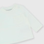 Camiseta de tejido Jersey con mangas largas para bebé niña, blanco Camiseta de tejido Jersey con mangas largas para bebé niña, blanco