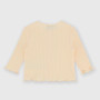 Cardigan côtelé  nouveau-née, rose Cardigan côtelé  nouveau-née, rose