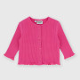 Cardigan côtelé  nouveau-née, rose Cardigan côtelé  nouveau-née, rose