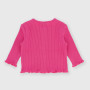 Cardigan côtelé  nouveau-née, rose Cardigan côtelé  nouveau-née, rose