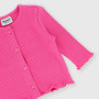 Cardigan côtelé  nouveau-née, rose Cardigan côtelé  nouveau-née, rose