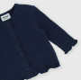 Cardigan in costina da neonata, blu Cardigan in costina da neonata, blu