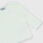 Pull côtelé maches longues  nouveau-née,  blanc Pull côtelé maches longues  nouveau-née,  blanc