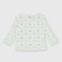 Pull côtelé  manches longues  nouveau-née,  blanc Pull côtelé  manches longues  nouveau-née,  blanc