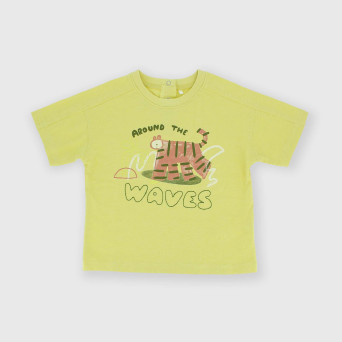 Boy's Jersey T-shirt, yellow Boy's Jersey T-shirt, yellow