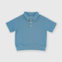 Polo en piqué  garçon, bleu Polo en piqué  garçon, bleu