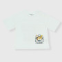 Boy's Jersey T-shirt, white Boy's Jersey T-shirt, white