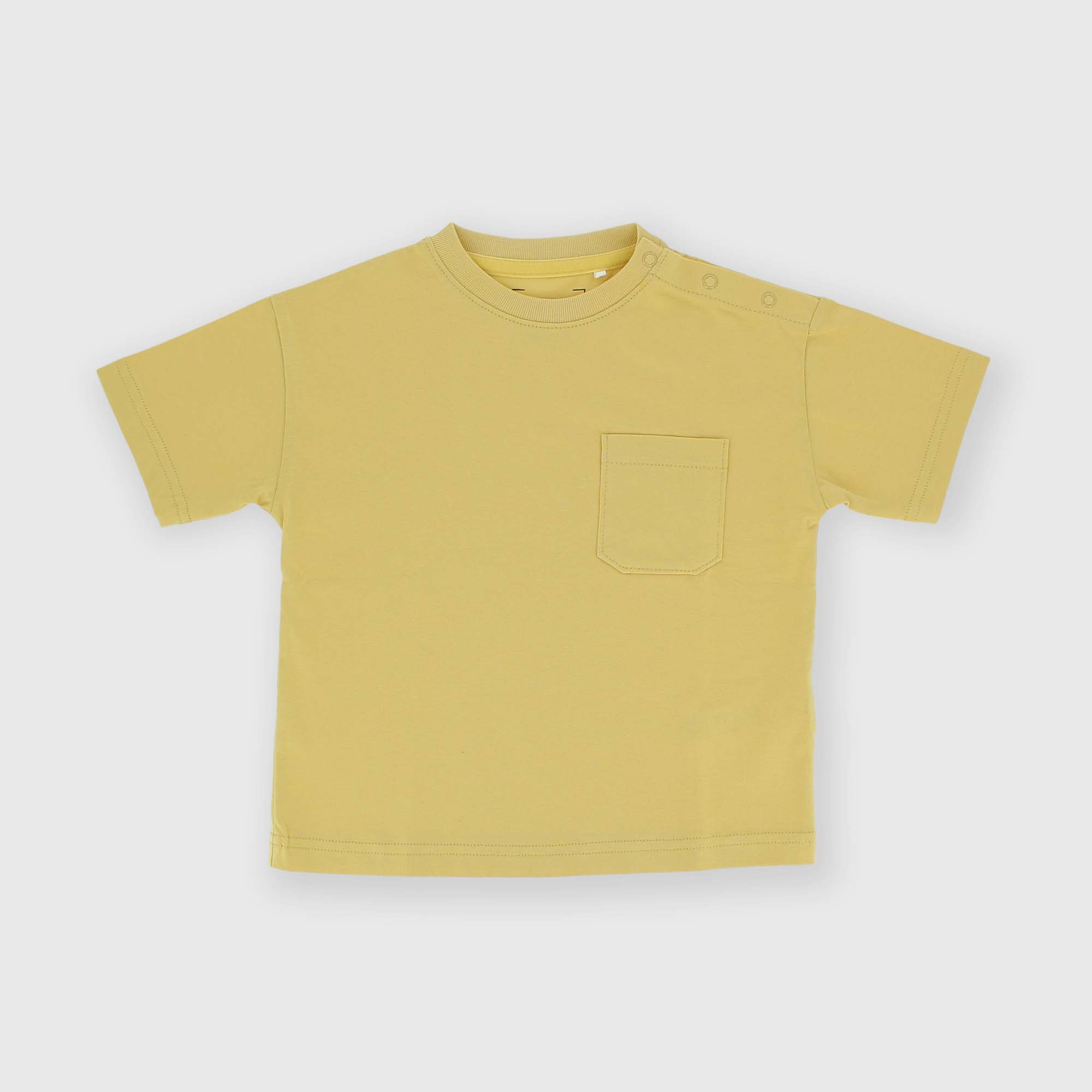 Camiseta de tejido Jersey para niño, amarillo