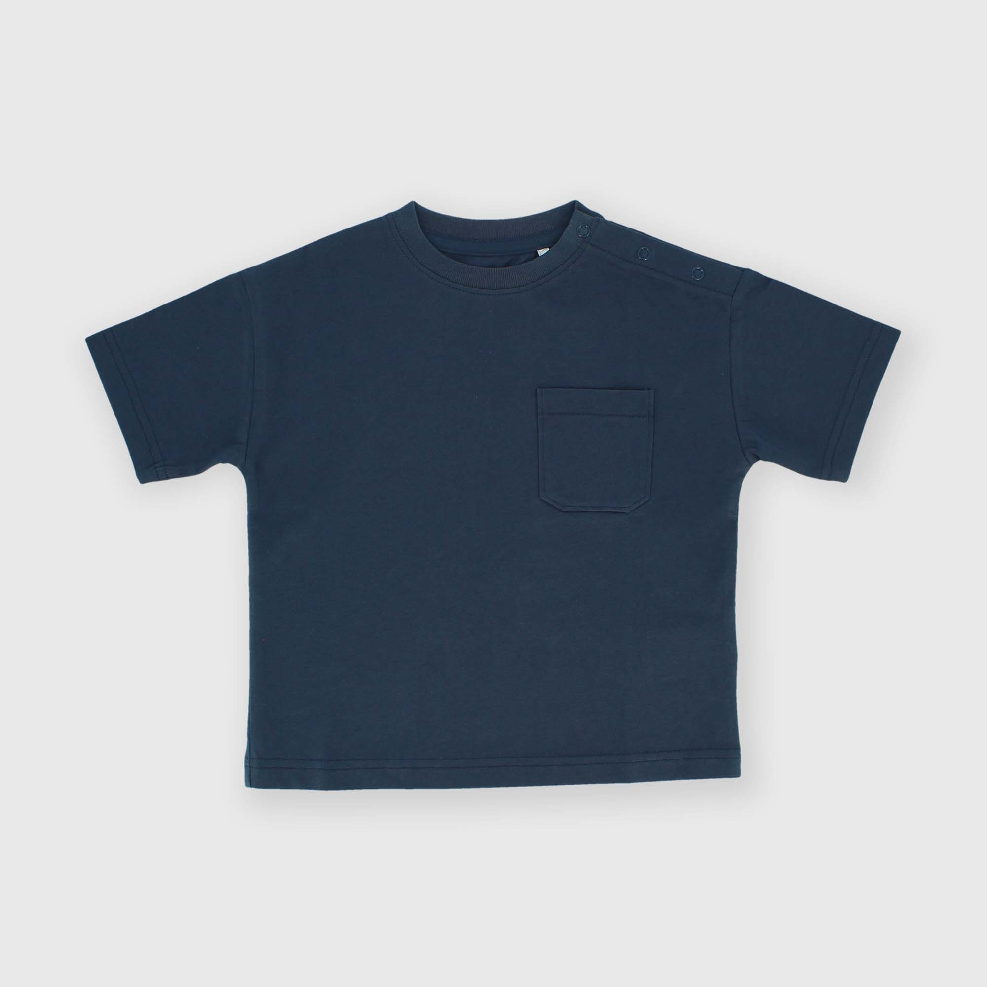 Camiseta de tejido Jersey para niño, azul