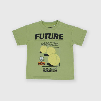 Boy's Jersey T-shirt, green Boy's Jersey T-shirt, green