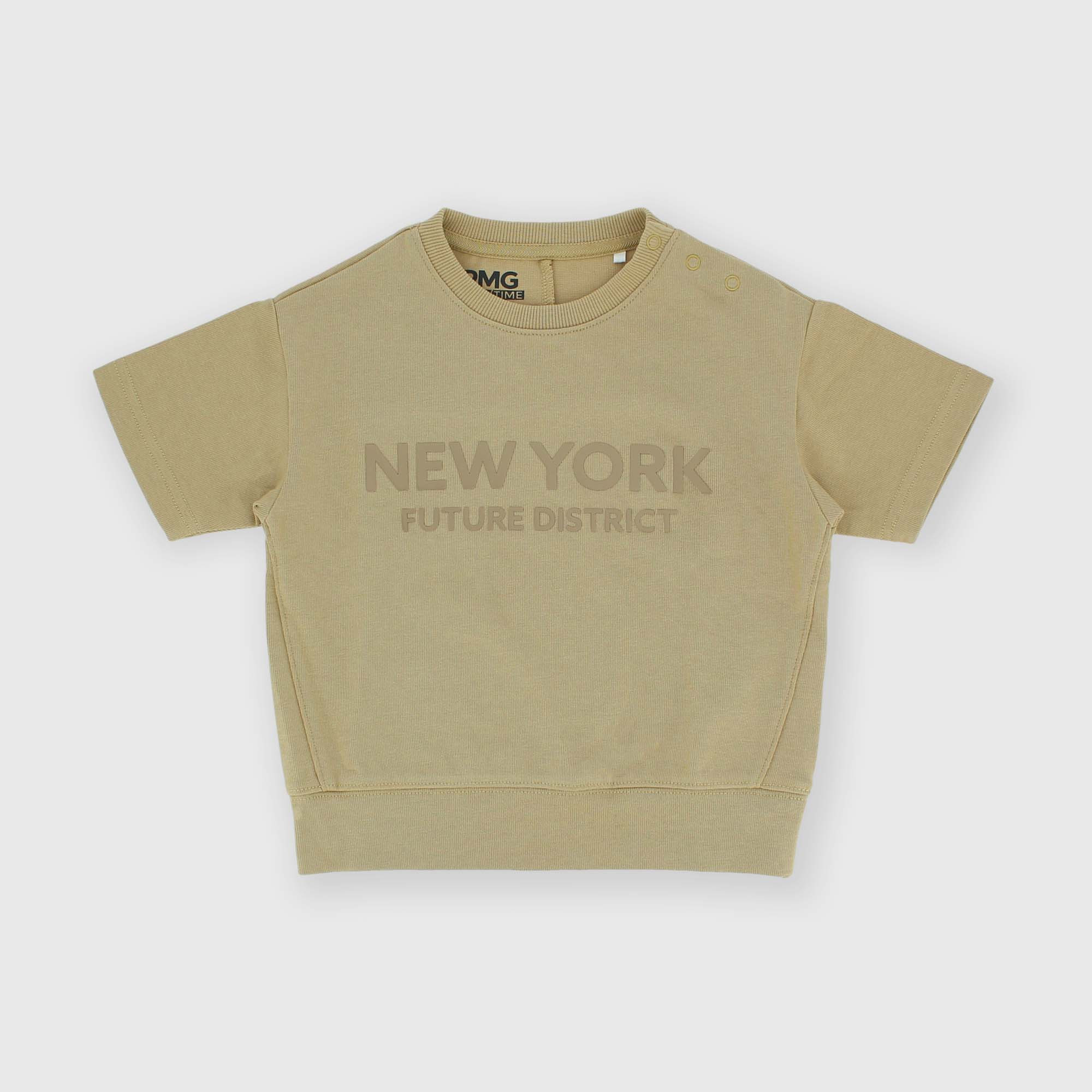 Boy's heavy-Jersey T-shirt, brown