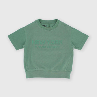 Boy's heavy-Jersey T-shirt, green Boy's heavy-Jersey T-shirt, green